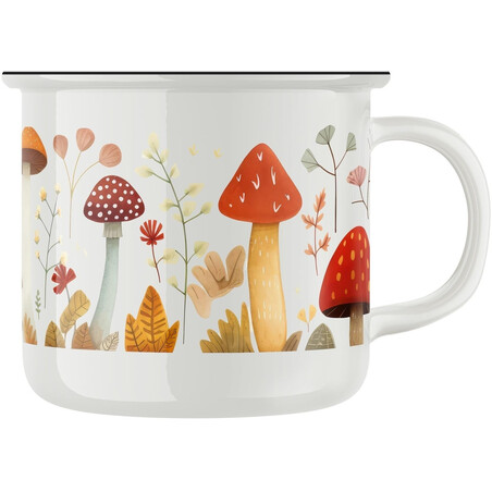 Keramický retro hrnek "Houbařský hrnek"