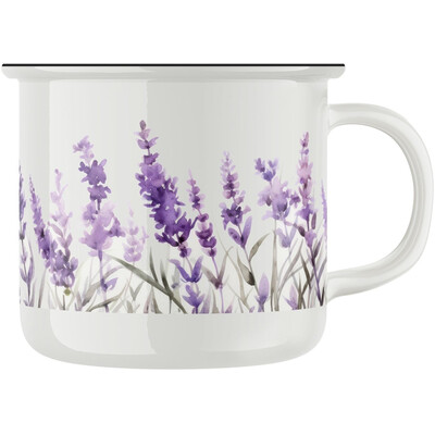 Keramický retro hrnek "Levandule"