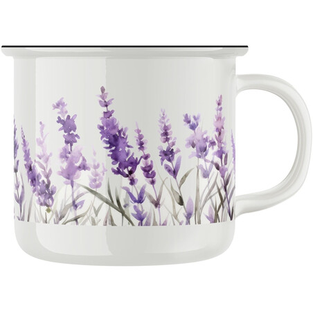 Keramický retro hrnek "Levandule"