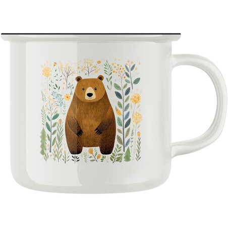 Keramický retro hrnek "Méďa"