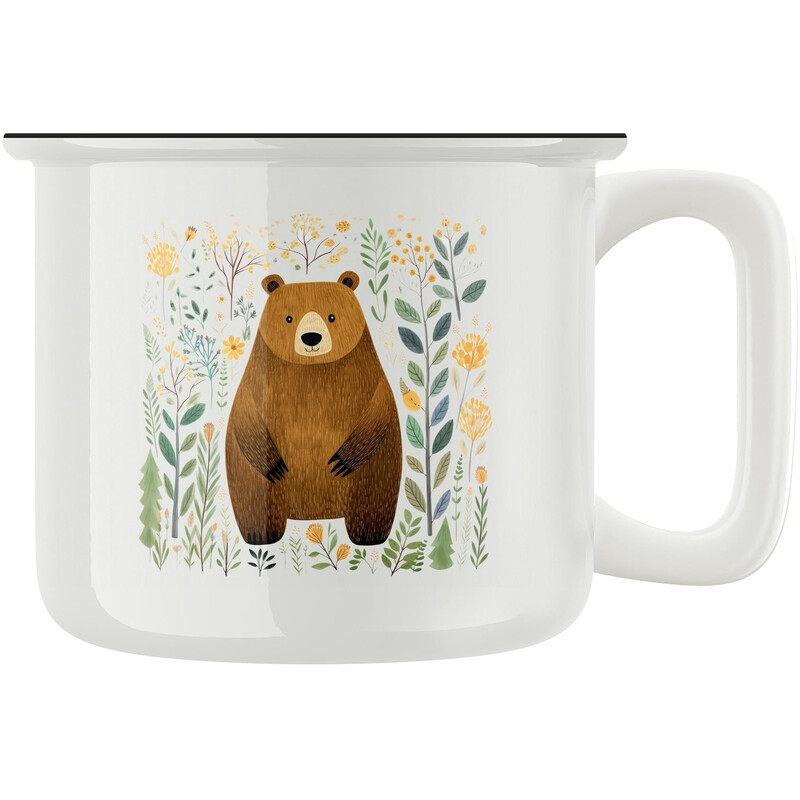 Keramický retro hrnek "Méďa"