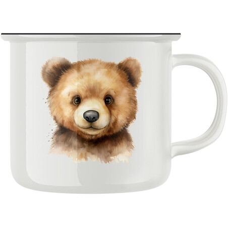 Keramický retro hrnek "Medvědi nevědí"