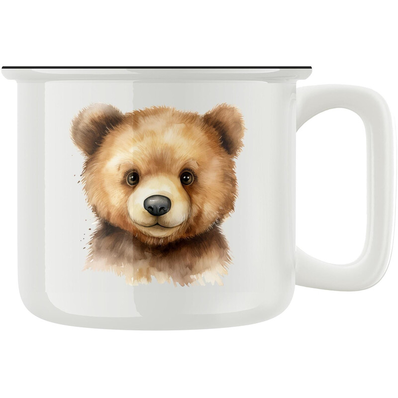 Keramický retro hrnek "Medvědi nevědí"