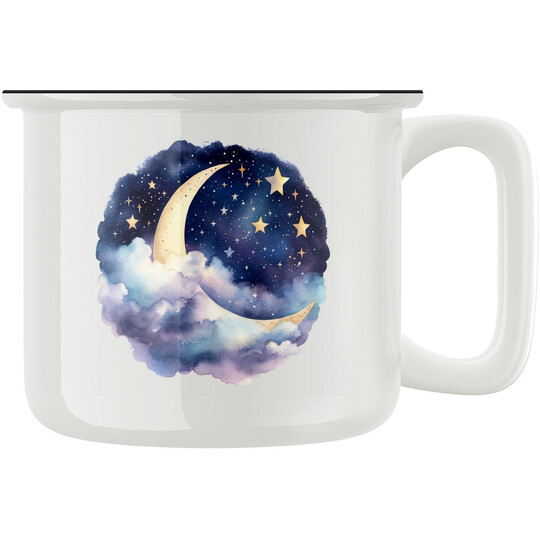 Keramický retro hrnek "Měsíc"