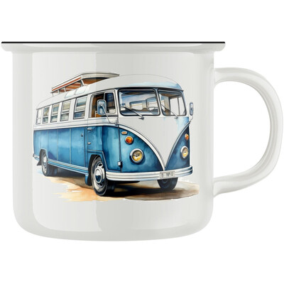 Keramický retro hrnek "Mikrobus"