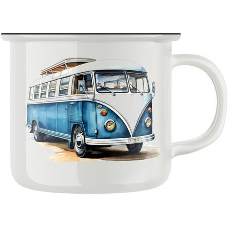 Keramický retro hrnek "Mikrobus"