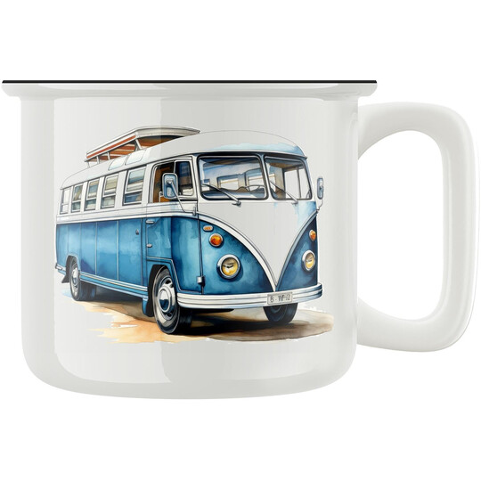 Keramický retro hrnek "Mikrobus"