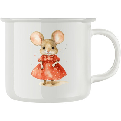 Keramický retro hrnek "Myška"