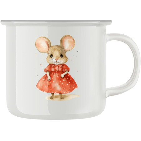 Keramický retro hrnek "Myška"