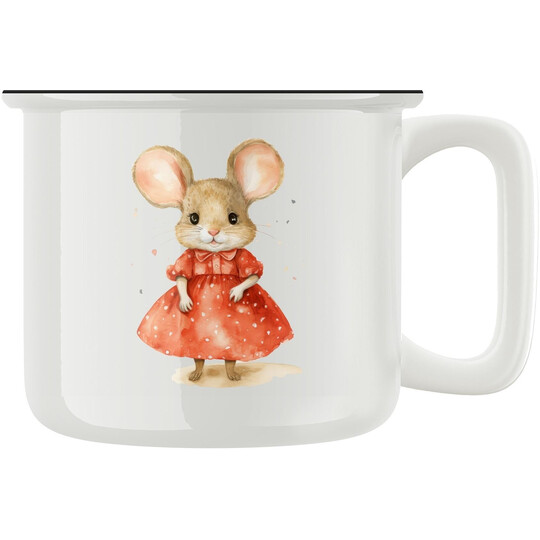 Keramický retro hrnek "Myška"