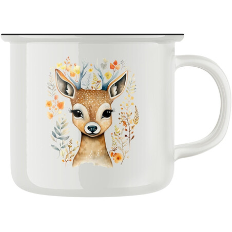 Keramický retro hrnek "Podzrav z lesa"