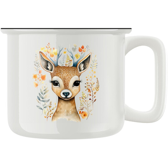 Keramický retro hrnek "Podzrav z lesa"