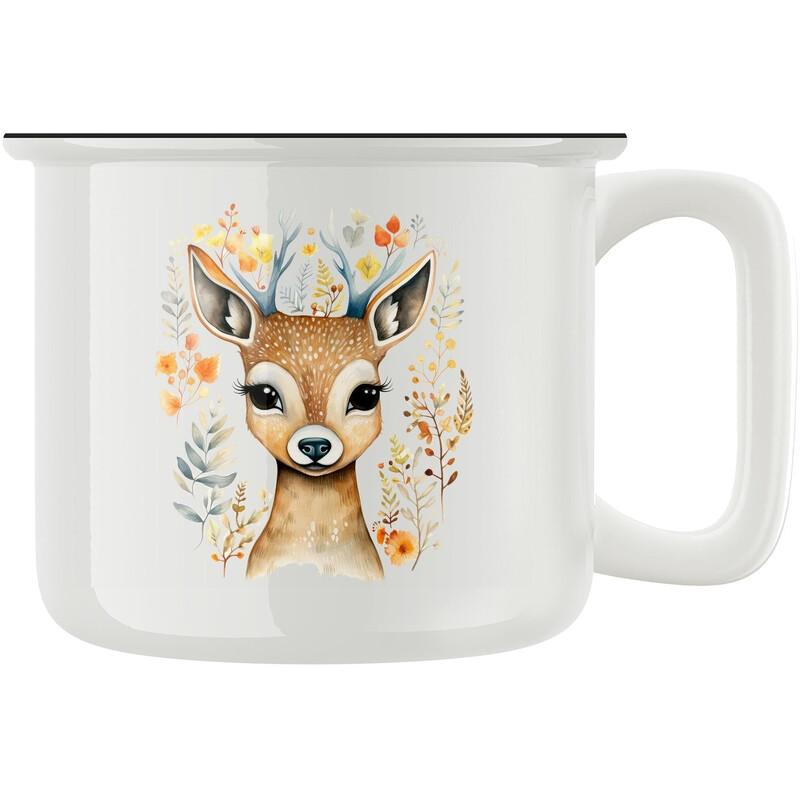 Keramický retro hrnek "Podzrav z lesa"